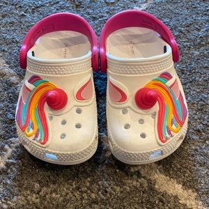 Unicorn Toddler Crocs